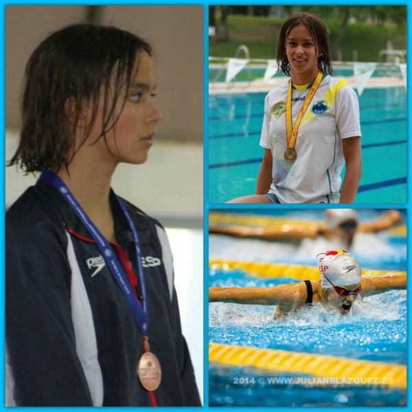 La nadadora del Club Natación Mairena Andrea Melendo ha sido convocada por la selección española para el Campeonato de Europa Junior