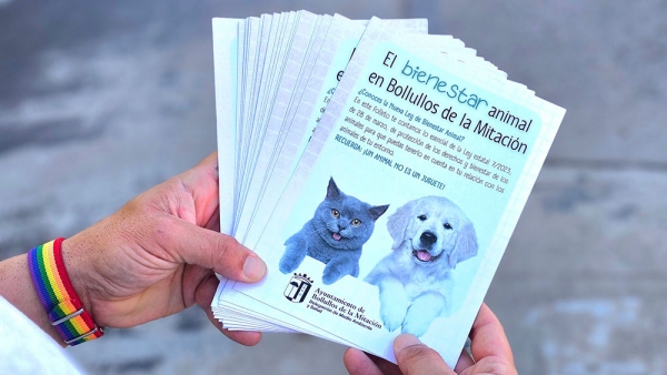 El Ayuntamiento de Bollullos inicia una campaña informativa sobre las novedades de la Ley de Bienestar Animal