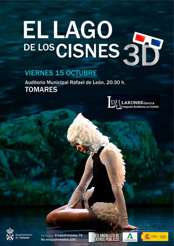 Arranca la temporada teatral en Tomares este viernes, 15 de octubre, con “el lago de los cisnes” en 3d