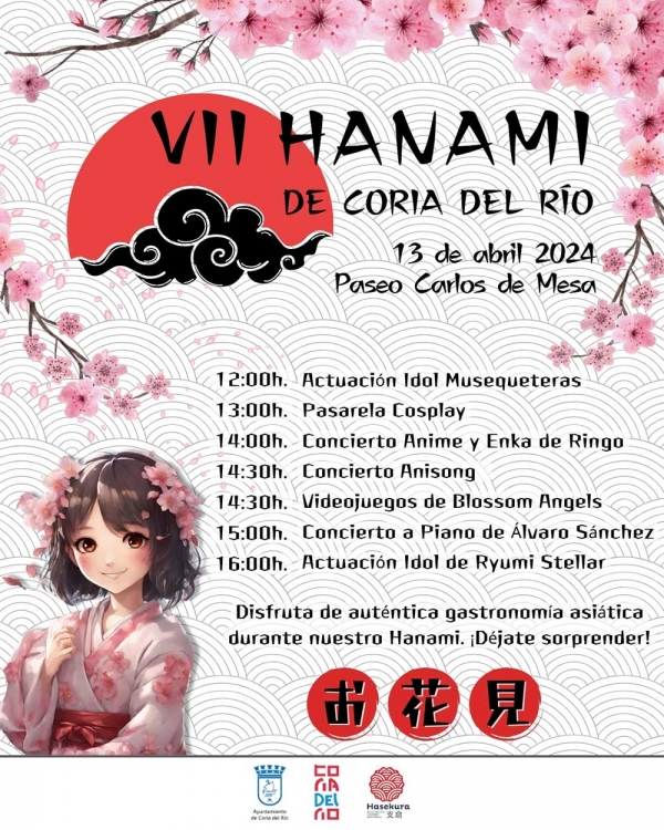 Coria del Río celebrará el Hanami el 13 de abril