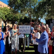 Bormujos inaugura la 'Glorieta de los donantes'  como símbolo de vida