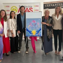 Presentado el cartel de la V Gala Rosa, obra de Pepe Yáñez, que volverá a unir moda flamenca y solidaridad en los Reales Alcázares