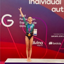 Julieta García-Verdugo Llamas se proclama subcampeona de España en la categoría Vía Olímpica 6 de Gimnasia Artística