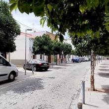 La calle Nueva de Mairena del Aljarafe cierra al tráfico por obras para mejorar la evacuación de escorrentías