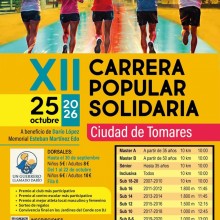 Tomares correrá el domingo 25 de octubre por 