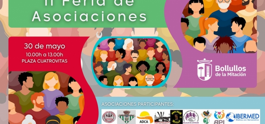 La Feria de Asociaciones 2026 reunirá al tejido asociativo de Bollullos de la Mitación el próximo 30 de mayo
