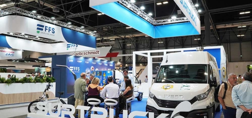 La eficiencia y ahorro de agua de las soluciones de limpieza urbana de Surtruck captan la atención en TECMA 2026