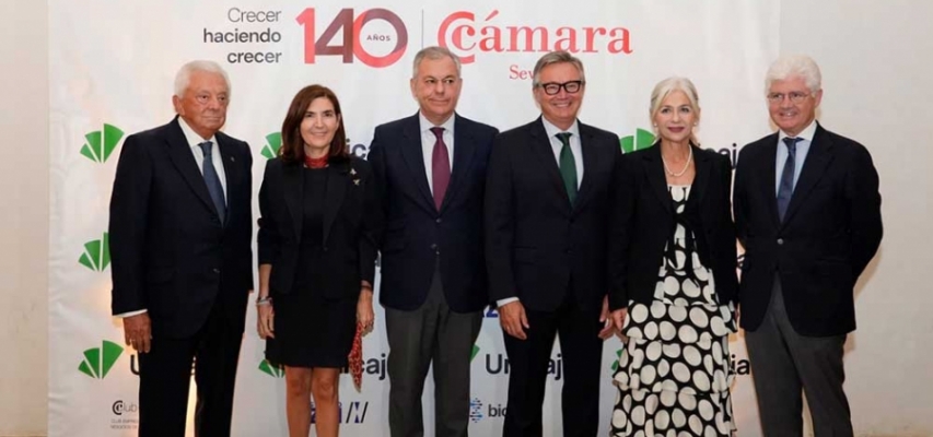 La Cámara de Comercio de Sevilla celebra su 140 aniversario conectando sus raíces históricas con grandes proyectos del futuro