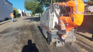 Empieza el reasfaltado de la barriada del Rosario, en Mairena del Aljarafe