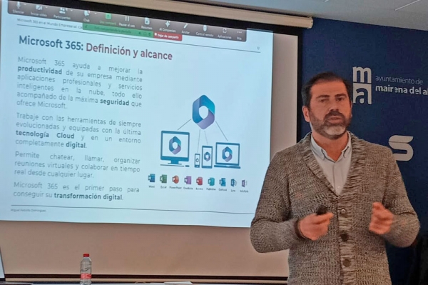 Gran acogida de las jornadas Microsoft 365 en el mundo empresarial celebra en Mairena del Aljarafe por Acelera Pyme Coiiaoc