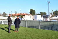 Tomares estrena nuevo campo de entrenamiento en el estadio municipal "San Sebasti&aacute;n"