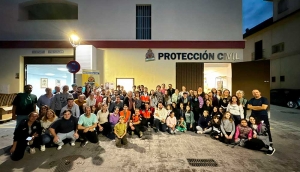 Gines recoge en dos d&iacute;as m&aacute;s de 50 palets de ayuda para Valencia, que se seguir&aacute;  recibiendo hasta este martes