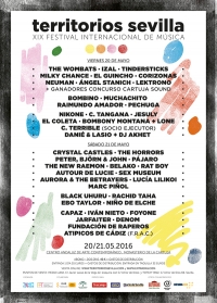 Territorios Sevilla 2016 cierra su cartel