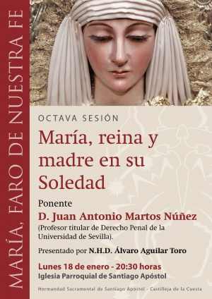 &lsquo;Mar&iacute;a, reina y madre en su Soledad&rsquo;, en el Ciclo Mariol&oacute;gico de la Coronaci&oacute;n