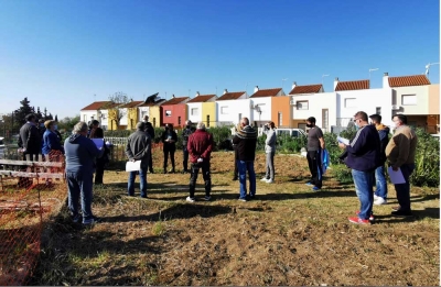 Bormujos afianza su compromiso con el autoconsumo sostenible y lo promueve con la entrega de 17 parcelas para huertos sociales