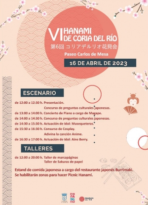 Coria del R&iacute;o celebra este domingo la tradici&oacute;n japonesa del Hanami por la floraci&oacute;n del cerezo