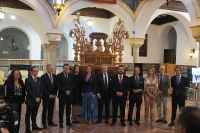 Abre sus puertas en el C&iacute;rculo Mercantil la exposici&oacute;n 'Santa Rosal&iacute;a. 300 a&ntilde;os de una devoci&oacute;n compartida', que muestra de manera conjunta el patrimonio religioso de Gines