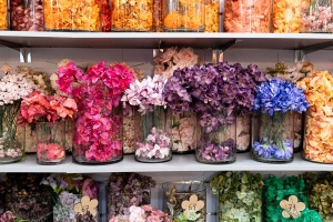 Blanco Azahar presenta la colección Flamenca 2024 con flores de colores suaves inspiradas en la Naturaleza