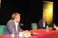 M&aacute;ximo Huerta inaugura la Feria del Libro de Bormujos con un recuerdo de su infancia