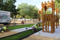 El Pinar de San Gin&eacute;s renueva su zona de juegos infantiles y todo su entorno