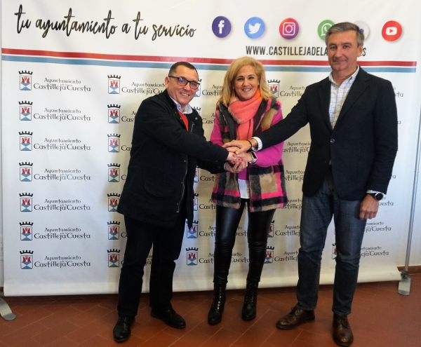 La alcaldesa de Castilleja de la Cuesta mantiene una primera reuni&oacute;n con el vicepresidente de Aljarafesa y el nuevo gerente de la entidad para abordar temas clave para Castilleja de la Cuesta, como la presi&oacute;n del agua