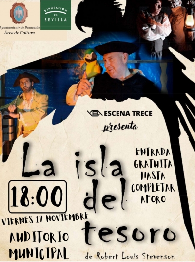 &ldquo;La isla del Tesoro&rdquo; llega este viernes a Benacaz&oacute;n