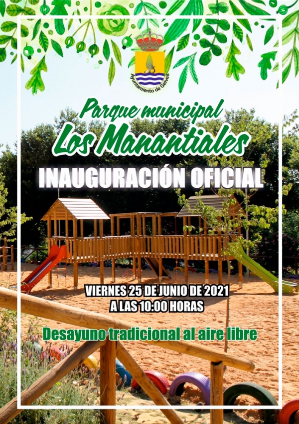 El parque municipal de Los Manantiales de Gelves se inaugurar&aacute; finalmente hoy viernes 25 de junio