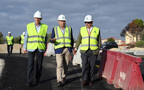 La Junta destaca el avance de las obras de la vía ciclopeatonal entre Tomares, Castilleja y Bormujos
