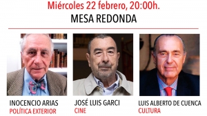 Tomares clausura hoy mi&eacute;rcoles el ciclo "Espa&ntilde;a a Debate" con tres referentes de la Diplomacia, el cine y la poes&iacute;a