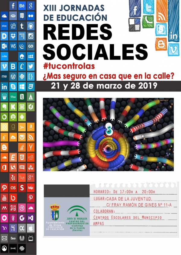 Las XIII Jornadas  de Educaci&oacute;n de Gines abordar&aacute;n el uso de las redes sociales y los videojuegos