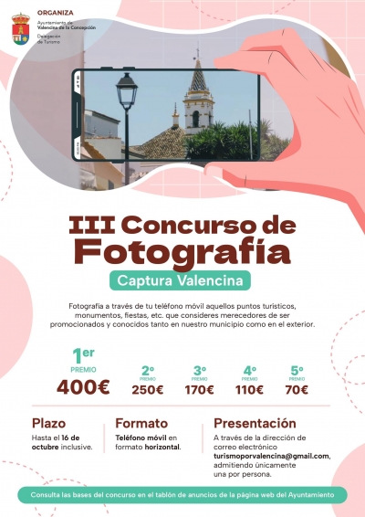 Convocado el III Concurso de Fotograf&iacute;a de Valencina