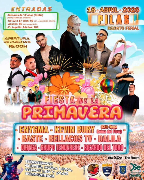 Pilas se prepara para celebrar su gran Fiesta de la Primavera el 18 de abril de 2026
