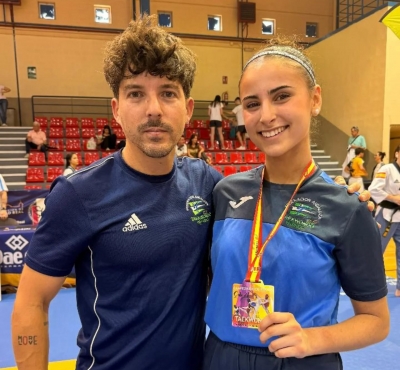 La pileña Adriana Avendaño, campeona  de España Sub-21 de Taekwondo