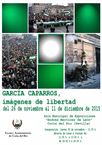 Una exposici&oacute;n sobre Garc&iacute;a Caparr&oacute;s ahonda en la celebraci&oacute;n en Coria del R&iacute;o del 4D, D&iacute;a Nacional de Andaluc&iacute;a