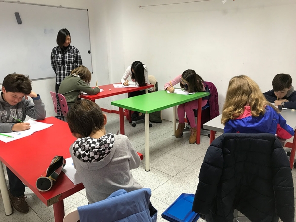Fin de los ex&aacute;menes de la 1&ordf; Evaluaci&oacute;n de la Academia de Chino Oso Panda