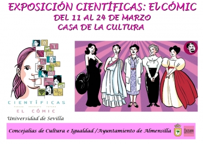 La Casa de la Cultura de Almensilla acoge el c&oacute;mic &ldquo;Cient&iacute;ficas: pasado, presente y futuro&rdquo;