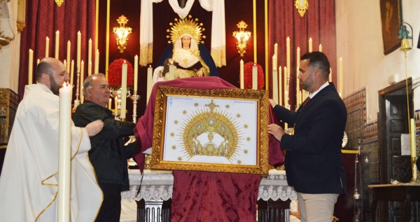 Presentada la corona de la Soledad de Huevar
