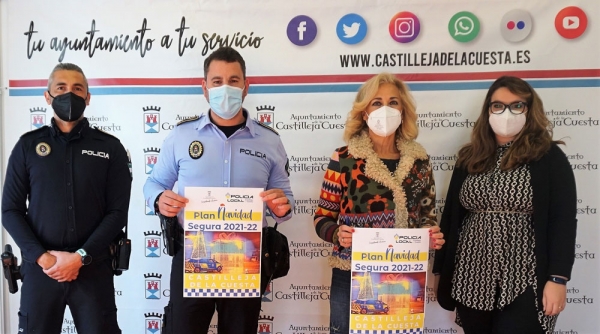 El ayuntamiento de Castilleja de la Cuesta activa desde hoy el Plan Navidad Segura de la Polic&iacute;a Local reforzando la vigilancia de los agentes en la calle