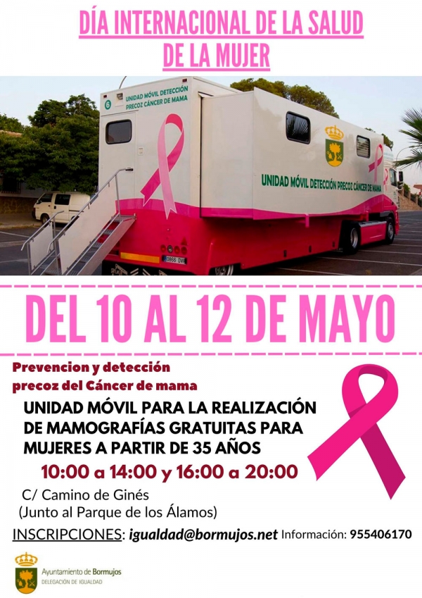 Bormujos ofrece mamograf&iacute;as gratuitas a las mujeres a partir de los 35 a&ntilde;os