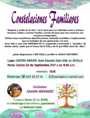 Vuelven las constelaciones familiares con Yolanda Hernández