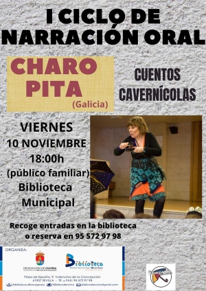 Charo Pita protagonizar&aacute; el I Ciclo de Narraci&oacute;n Oral en Valencina de la Concepci&oacute;n