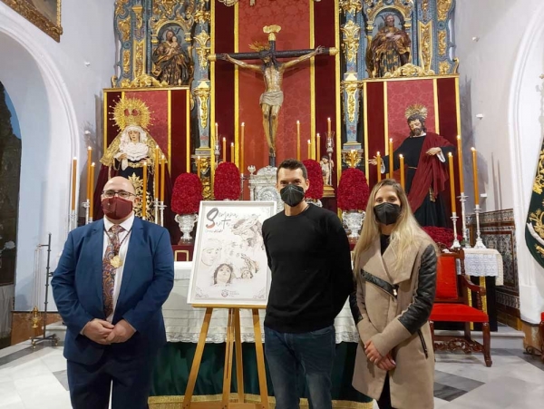 Presentado el cartel de la  Semana Santa de Gines 2021,  obra del artista David Paredes