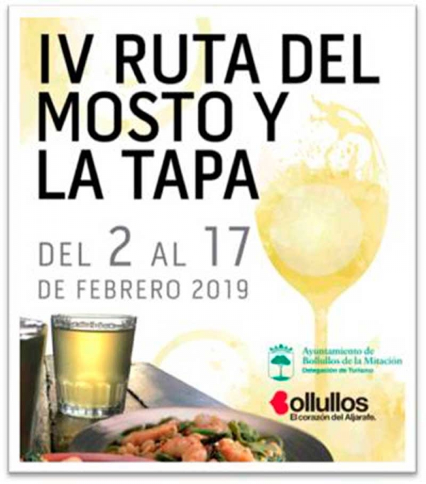 El Ayuntamiento de Bollullos presenta la IV Ruta del Mosto y la Tapa