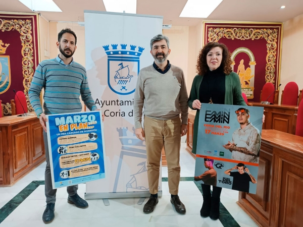 Coria del R&iacute;o presenta &ldquo;MARZO EN PLAN...&rdquo; y ofrecer&aacute; el concierto de Camin