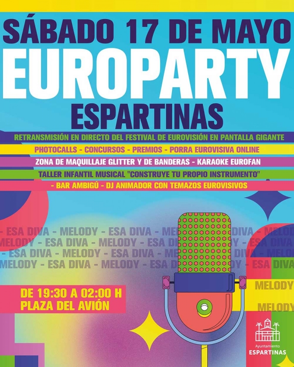 Espartinas vivir&aacute; Eurovisi&oacute;n por todo lo alto con pantalla gigante, actividades y apoyo a Melody