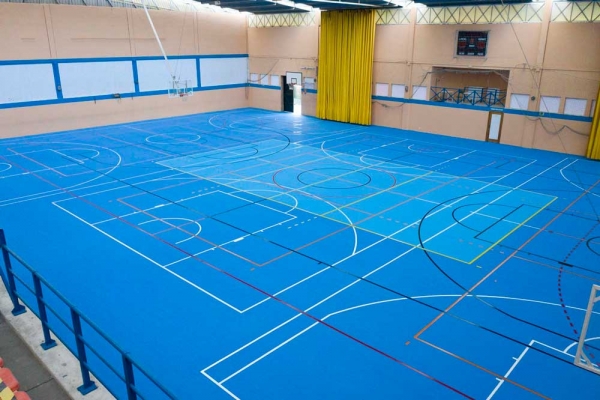 Finalizan las obras de la nueva pista del Pabell&oacute;n de Cavaleri