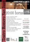 Comienza la temporada en el teatro Romero San Juan con la representaci&oacute;n de "Cuando perd&iacute; la cabeza"