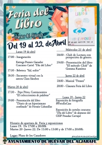 Hu&eacute;var apuesta por la cultura con una Feria del Libro y la Artesan&iacute;a cargada de actividades culturales