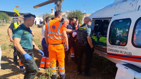 Un hombre sobrevive a un ictus gracias a la rápida intervención de una patrulla de la Guardia Civil