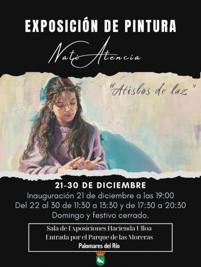 Exposici&oacute;n de pintura de Nati Atencia en Palomares del R&iacute;o